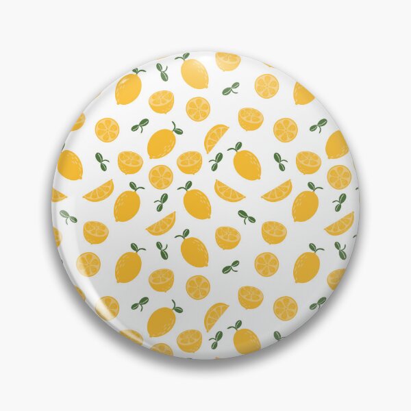 Item preview, Lemon pattern with bright citrus illustrations designed and sold by Rue Market.
