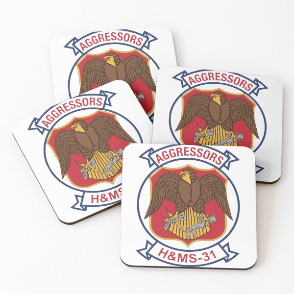 Item preview, H&MS-31 "Aggressors" Headquarters and Maintenance Squadron Insignia designed and sold by CharlieDesings.