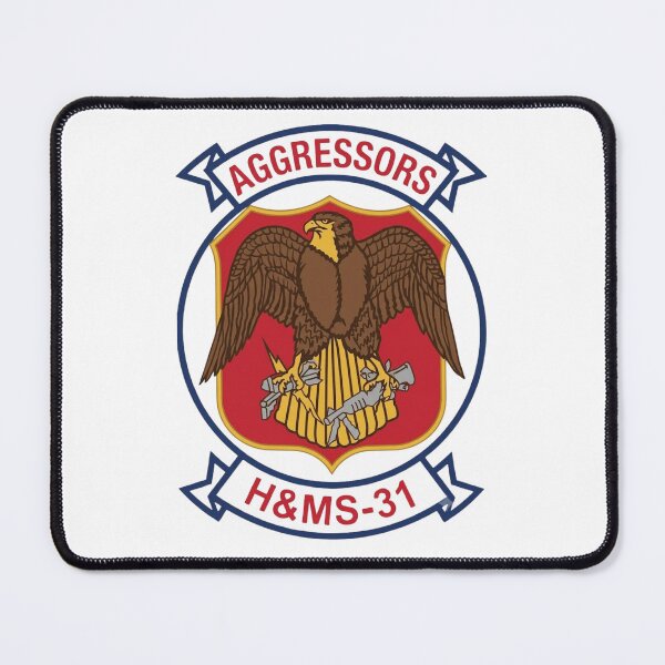 Item preview, H&MS-31 "Aggressors" Headquarters and Maintenance Squadron Insignia designed and sold by CharlieDesings.
