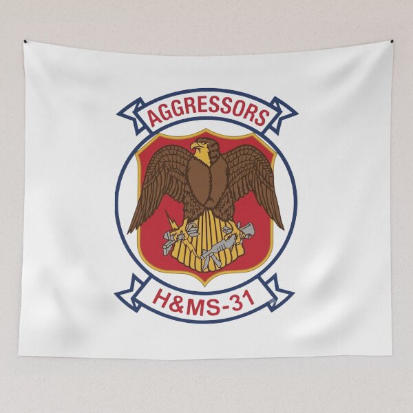 Item preview, H&MS-31 "Aggressors" Headquarters and Maintenance Squadron Insignia designed and sold by CharlieDesings.