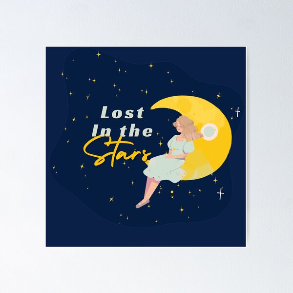 Item preview, Lost in the Stars Celestial Moon Girl designed and sold by STKdesign62.