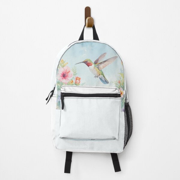 Item preview, Hummingbird in a flower garden designed and sold by Kolibra.