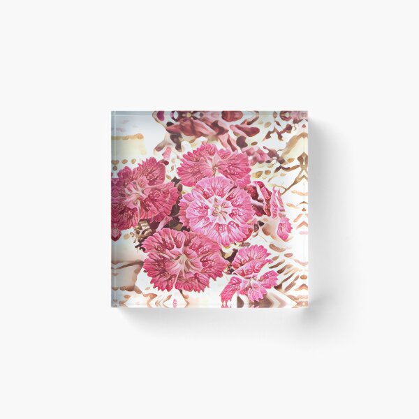 Item preview, Impressionist Pink Carnation Bouquet Macro Digital Painting designed and sold by BalkanBloom.