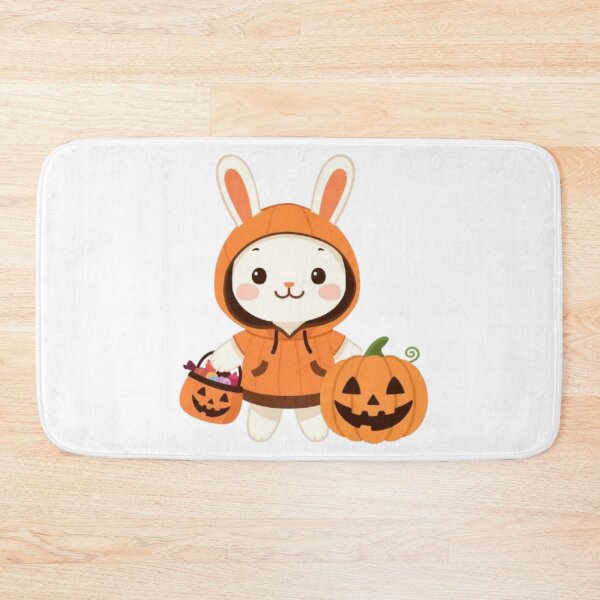 Item preview, Cute Halloween Pumpkin Bunny Kawaii Sticker | Adorable Rabbit Fall Gift designed and sold by Stylestickers55.