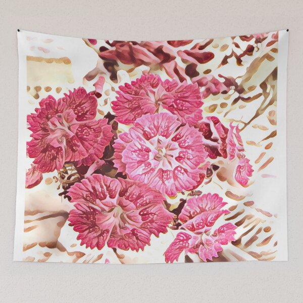 Item preview, Impressionist Pink Carnation Bouquet Macro Digital Painting designed and sold by BalkanBloom.