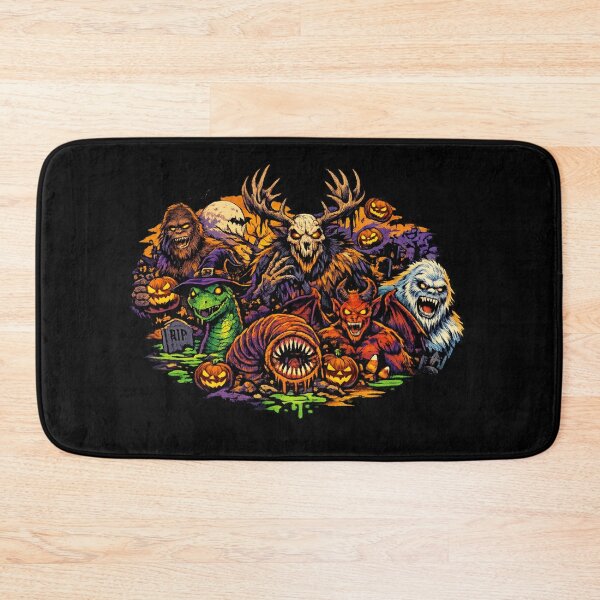 Item preview, Cryptid Characters Halloween Party – Bigfoot, Wendigo & Legendary Monsters Pop Art designed and sold by redsharkuk.