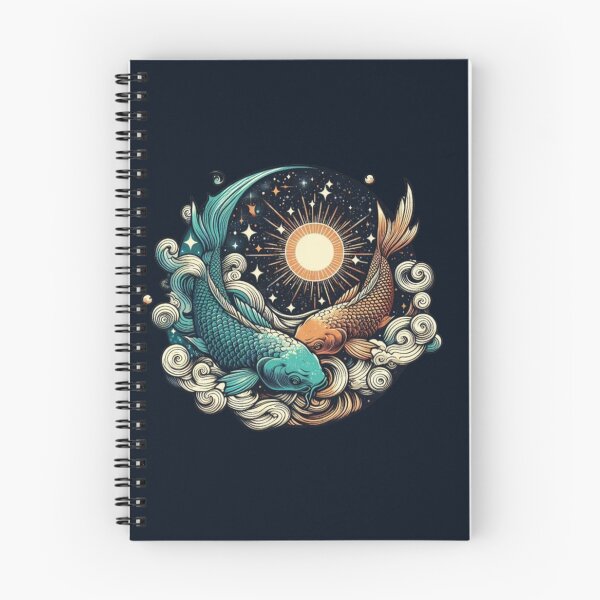 Item preview, Cosmic Koi Yin‑Yang – Celestial Harmony Design designed and sold by Dogandesighn.