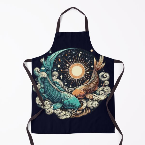 Item preview, Cosmic Koi Yin‑Yang – Celestial Harmony Design designed and sold by Dogandesighn.
