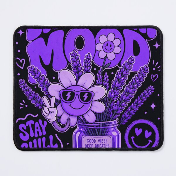 Item preview, Lavender Mood, Funky Purple Streetwear Graphic Design designed and sold by Jandedan.