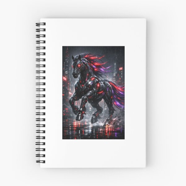 Item preview, ShadowDrive Protocol: The Biomechanical Obsidian Stallion designed and sold by synthesisnft.