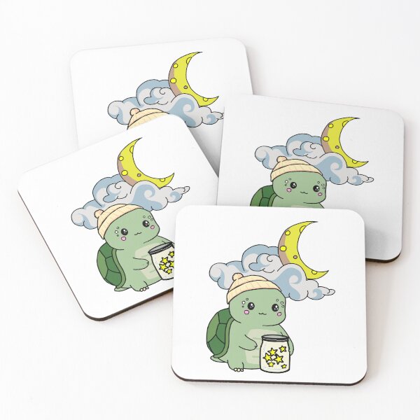 Item preview, Turtle Tobi with moon and stars. designed and sold by DAWNRA.