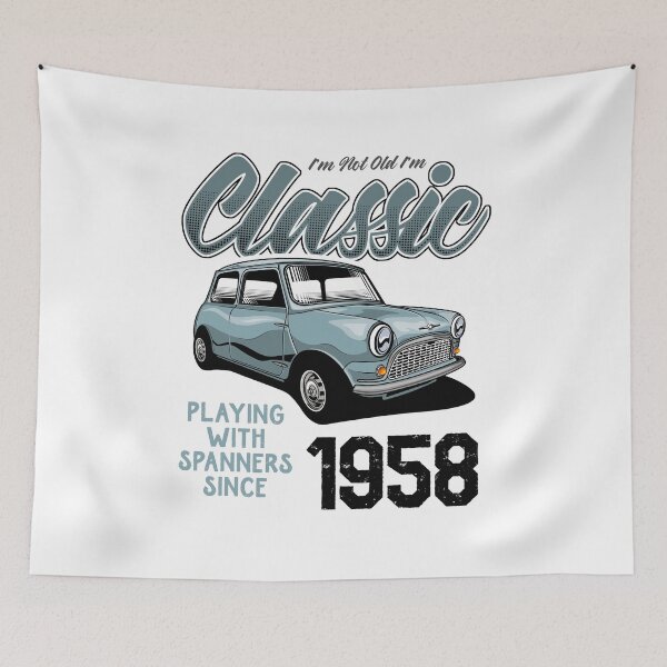 Item preview, I'm Not Old I'm Classic Car Vintage Born In 1958 designed and sold by JRRTs.