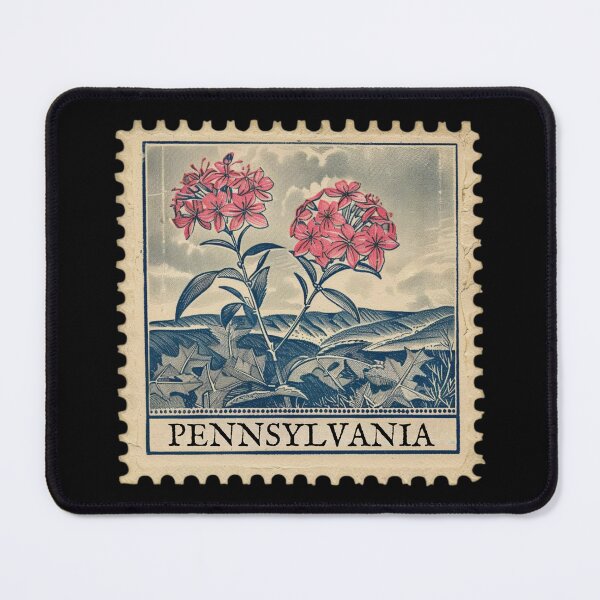 Item preview, Pennsylvania Vintage Stamp - Mountain Laurel designed and sold by tiigerdad.
