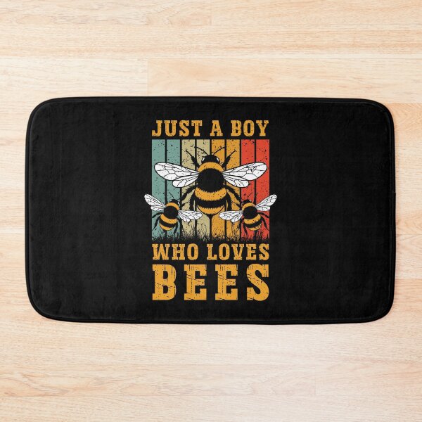 Item preview, Just A Boy Who Loves Bees Retro Vintage Stripest designed and sold by Dmetalx Art Apparel.