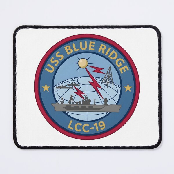 Item preview, USS Blue Ridge LCC-19 Amphibious Command Ship Insignia designed and sold by CharlieDesings.