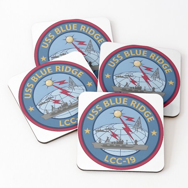Item preview, USS Blue Ridge LCC-19 Amphibious Command Ship Insignia designed and sold by CharlieDesings.