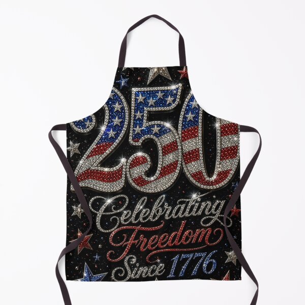 Item preview, Patriotic Rhinestone 250 Wall Art – Celebrating Freedom Since 1776 designed and sold by AndyGordon125.