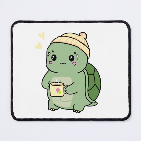 Item preview, Turtle Tobi with warm drink. designed and sold by DAWNRA.