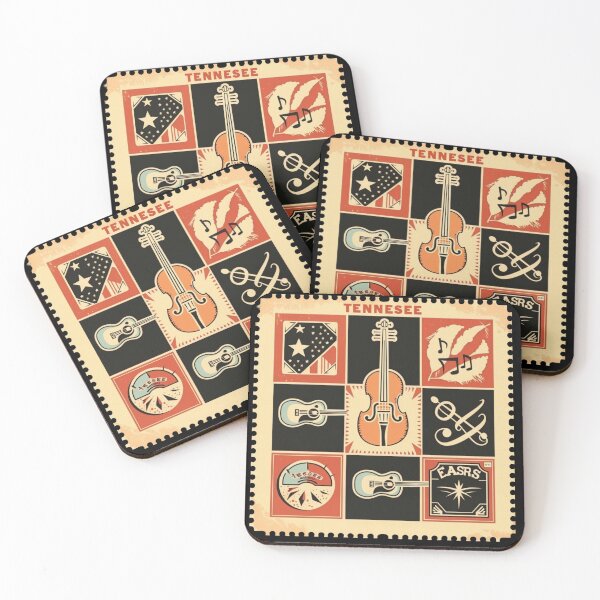 Item preview, Tennessee Vintage Stamp - Music Instruments designed and sold by tiigerdad.