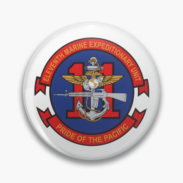 Item preview, 11th Marine Expeditionary Unit "Pride of the Pacific" Combat Insignia designed and sold by CharlieDesings.