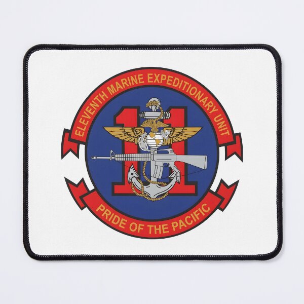 Item preview, 11th Marine Expeditionary Unit "Pride of the Pacific" Combat Insignia designed and sold by CharlieDesings.