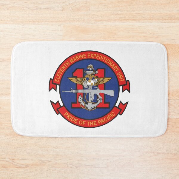 Item preview, 11th Marine Expeditionary Unit "Pride of the Pacific" Combat Insignia designed and sold by CharlieDesings.