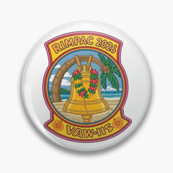 Item preview, US Navy VAW-115 "Liberty Bells" RIMPAC 2026 Commemorative Deployment Insignia designed and sold by CharlieDesings.