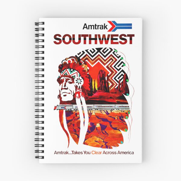 Item preview, Amtrak lost art designed and sold by The Retromotel.