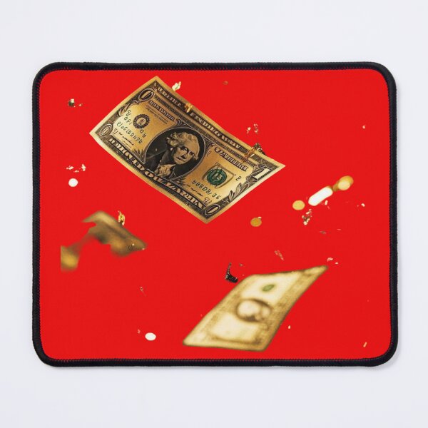 Item preview, Shower of Golden Dollars - Luxury and Wealth Aesthetics with Gold Glitter designed and sold by RAYBIL.