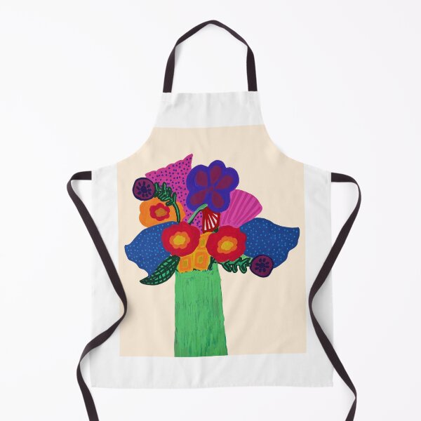 Item preview, Abstract Flowers in Green Vase designed and sold by SueGhoshArt.