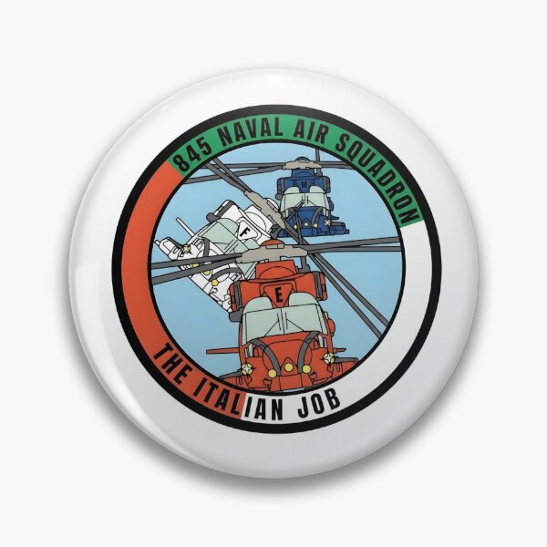 Item preview, Royal Navy 845 Naval Air Squadron "The Italian Job" Commemorative Insignia designed and sold by CharlieDesings.