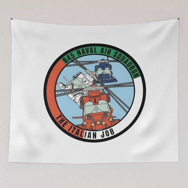 Item preview, Royal Navy 845 Naval Air Squadron "The Italian Job" Commemorative Insignia designed and sold by CharlieDesings.