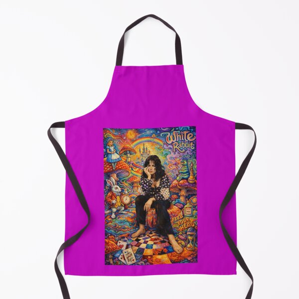 Item preview, Grace Slick Painted White Rabbit Poster. designed and sold by Halifaxartguy.