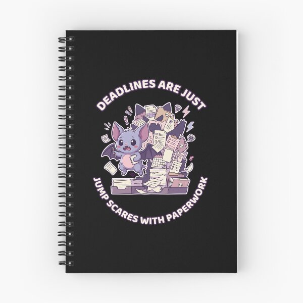 Item preview, Deadlines Are Just Jump Scares With Paperwork designed and sold by DarklyOK.