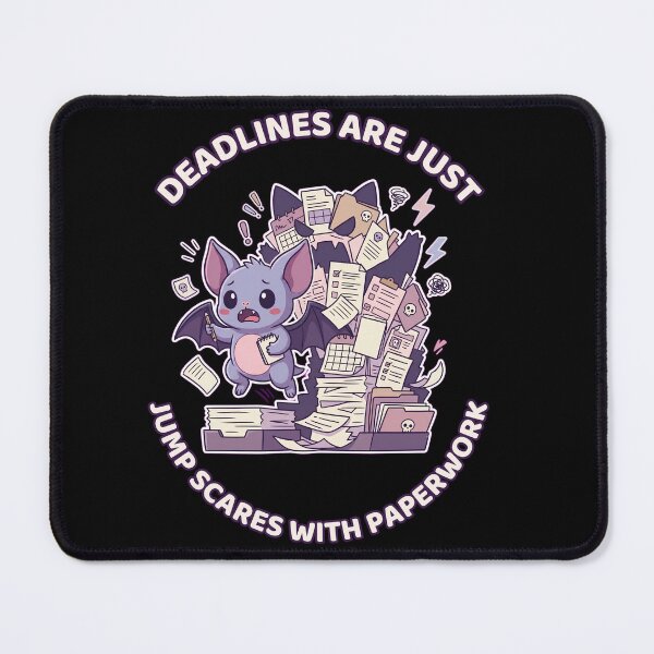 Item preview, Deadlines Are Just Jump Scares With Paperwork designed and sold by DarklyOK.