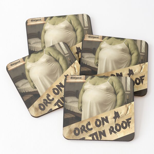 Item preview, Orc on a hot tin roof designed and sold by New Stenchford.