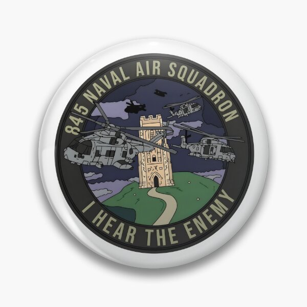 Item preview, Royal Navy 845 Naval Air Squadron "I Hear The Enemy" Commemorative Insignia designed and sold by CharlieDesings.
