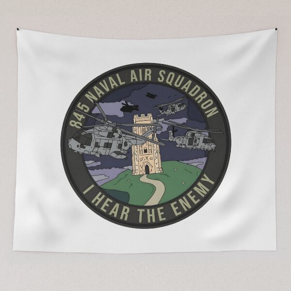 Item preview, Royal Navy 845 Naval Air Squadron "I Hear The Enemy" Commemorative Insignia designed and sold by CharlieDesings.