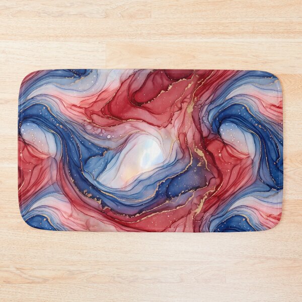 Item preview, 3 Luxury Teal Gold Marble Fluid Art Pattern designed and sold by ART ATTACK ZONE.