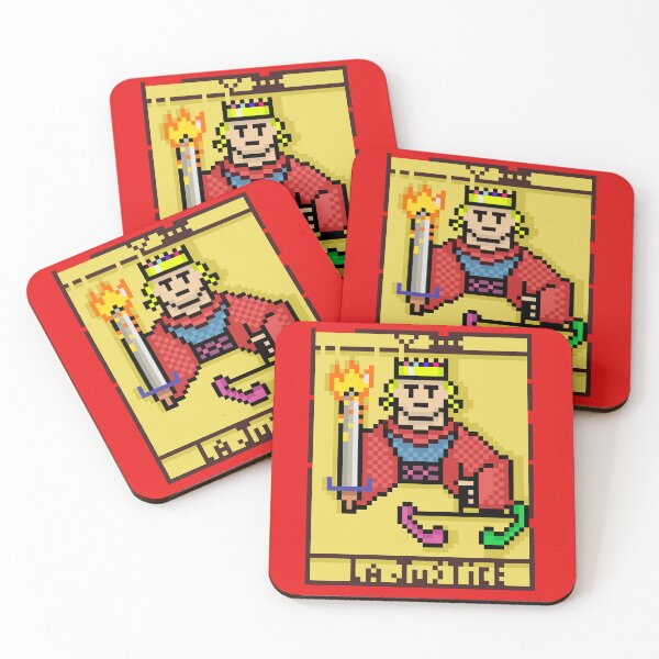 Item preview, Justice Tarot Card Pixel Art designed and sold by RetroRlx.