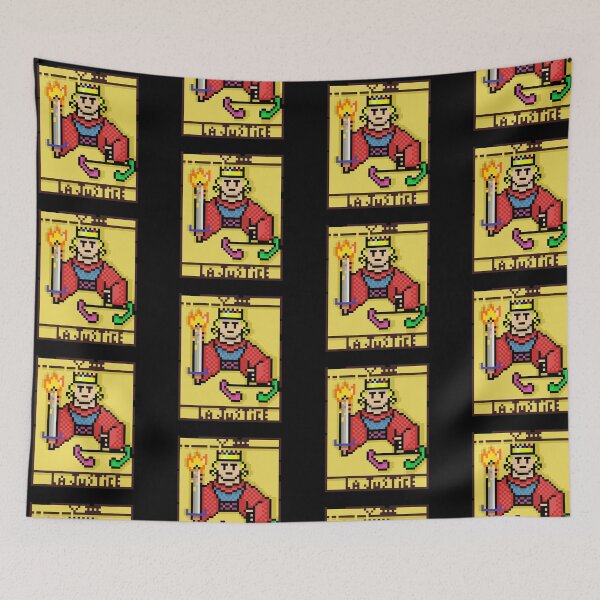 Item preview, Justice Tarot Card Pixel Art designed and sold by RetroRlx.
