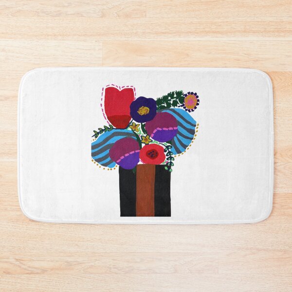 Item preview, Abstract Flowers in a Brown and Black Vase designed and sold by SueGhoshArt.