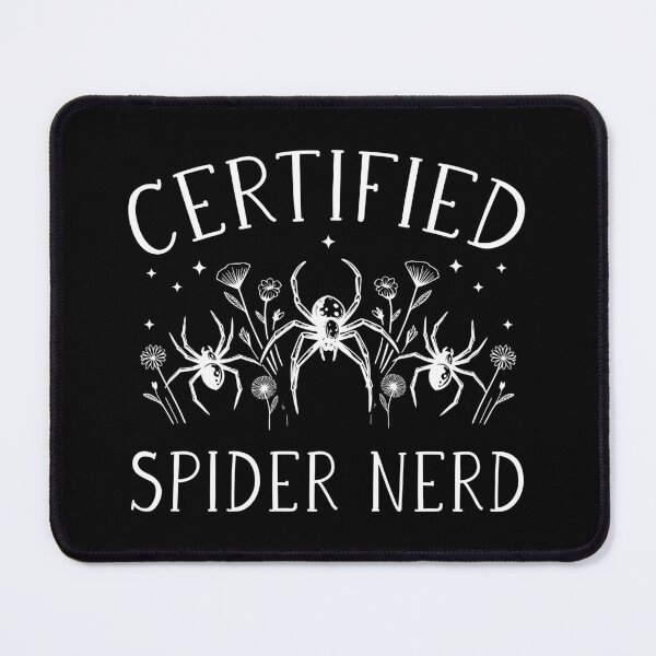 Item preview, Certified Spider Nerd Cottagecore Spiders and Wildflowers designed and sold by Dmetalx Art Apparel.