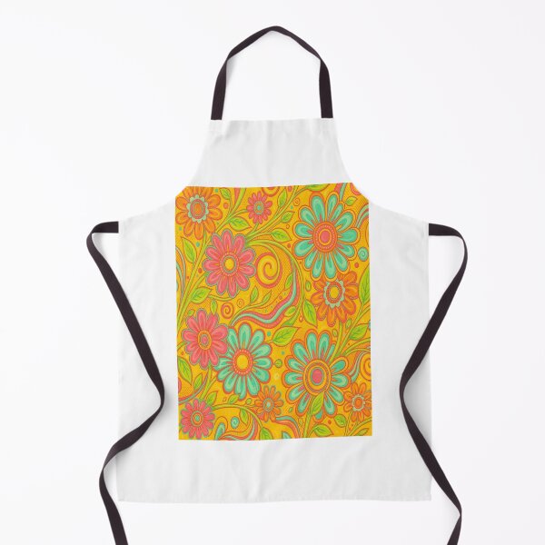 Item preview, 70s Groovy Flower Pattern Retro Floral Aesthetic designed and sold by shop0102.
