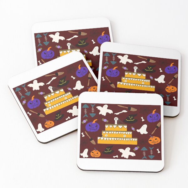 Item preview, Luxurious Rich Purple Halloween Spooky Cake Ghost Pumpkin designed and sold by Designs by Sara Felton.