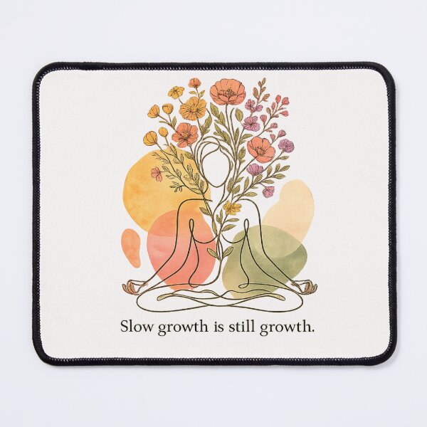Item preview, Slow Growth Is Still Growth Boho Line Art Woman Sticker designed and sold by Andreza NativeHue Oficial.