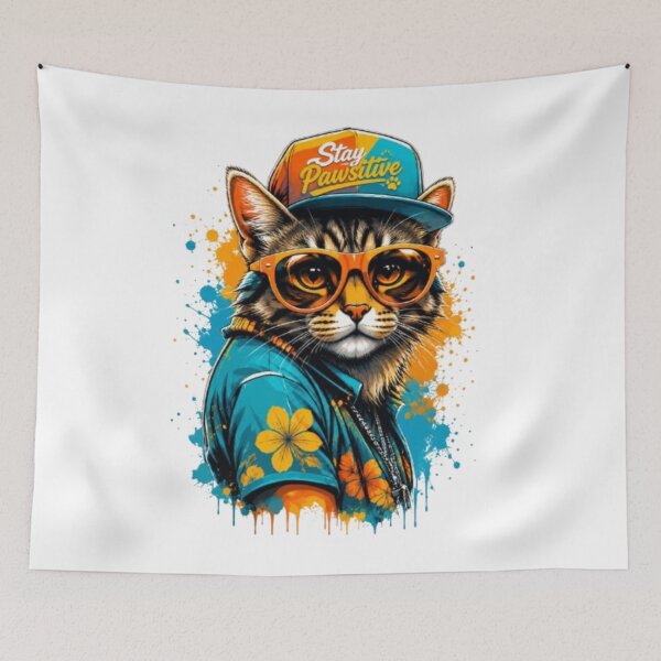 Item preview, Cool Streetwear Cat designed and sold by PixelStyle Studio.