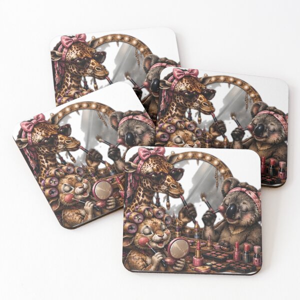 Item preview, Cute Animals Makeup Party designed and sold by DailyDoodlesBySumbul.