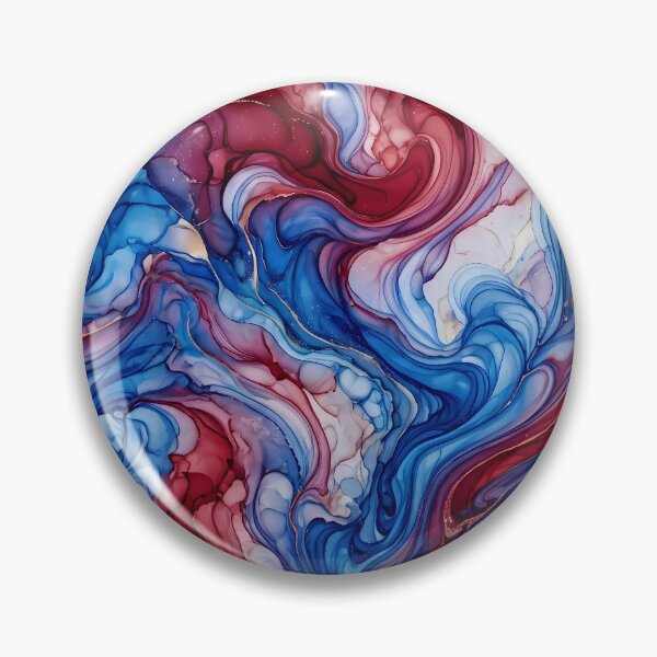 Item preview, 6 Luxury Teal Gold Marble Fluid Art Pattern designed and sold by ART ATTACK ZONE.