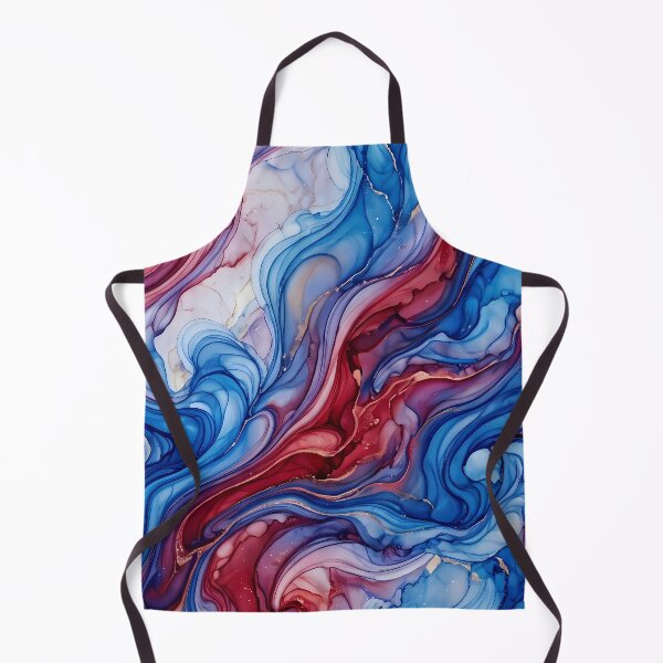 Item preview, 6 Luxury Teal Gold Marble Fluid Art Pattern designed and sold by ART ATTACK ZONE.
